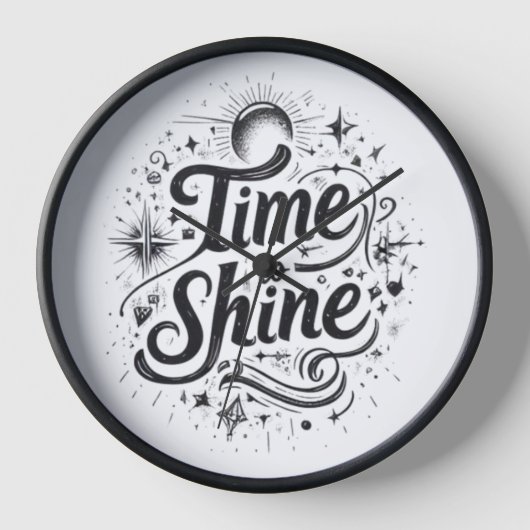 輝く時間 壁時計 (正面)