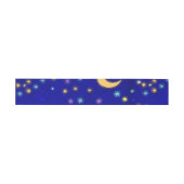 輝く月と星のエッチング模様のバンド 招待状ベリーバンド (フラット)