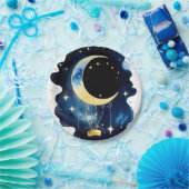 輝く月&スターズベビーシャワーパーティー ペーパープレート (パーティー)