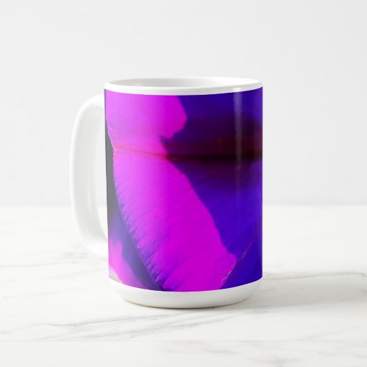 輝く朝顔の花 コーヒーマグカップ (正面左)