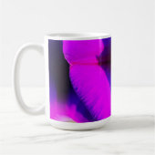 輝く朝顔の花 コーヒーマグカップ (左)