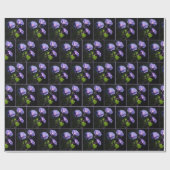 輝く朝顔の花 ラッピングペーパー (フラット)