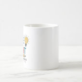 輝く未来を迎える新任教師 コーヒーマグカップ (中央)