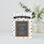 輝く未来を飾る編集可能な卒業招待状 インビテーションポストカード (スタンド正面)