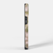 輝く枝垂れ桜のスパークル iPhoneケース (右側面)