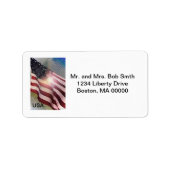 輝く栄光の中で ラベル (正面)