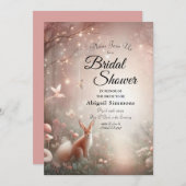 輝く森の世界と開花 招待状 (正面/裏面)