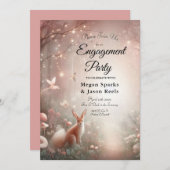 輝く森の世界と開花 招待状 (正面/裏面)