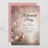 輝く森の世界と開花 招待状 (正面/裏面)