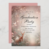 輝く森の世界と開花 招待状 (正面/裏面)