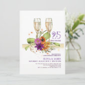 輝く水彩フラワー 25周年記念  招待状 (スタンド正面)