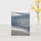 「輝く水」 – ノテカード カード (黄色い花)