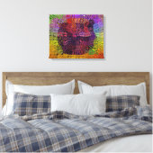 輝く波 キャンバスプリント (インサイチュ (寝室))