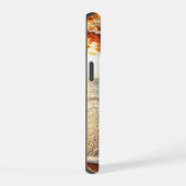 輝く海のビーチ日の出 iPhone 15ケース (右側面)