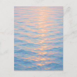 輝く海 - パステル画風アート ポストカード