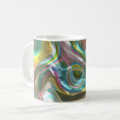 輝く液体ガラスの夢 コーヒーマグカップ (正面左)
