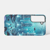 輝く深さ – 幻想的な水中ユートピア SAMSUNG GALAXYケース (裏面横)