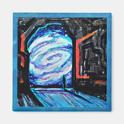 輝く深淵と共に独り マグネット (正面)