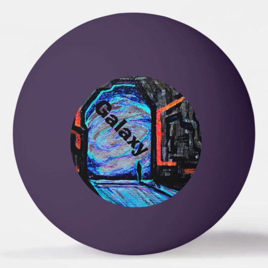 輝く深淵と共に独り 卓球ボール (正面)