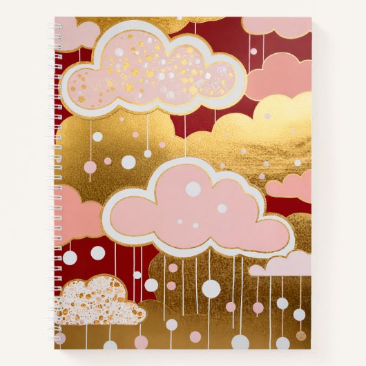 輝く深紅の雨 ノートブック (正面)