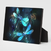 輝く湖のトンボ フォトプラーク (側面)