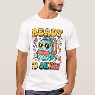 輝く準備はできています バックパック Tシャツ