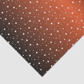 輝く燃えオレンジ色の星空の夜 薄葉紙 (詳細)