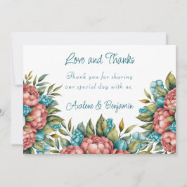 輝く牡丹の花束の愛とカー感謝していド 招待状