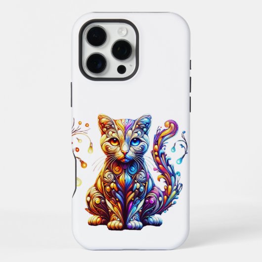 輝く猫 iPhoneケース (裏面)