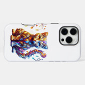 輝く猫 iPhoneケース (裏面横)