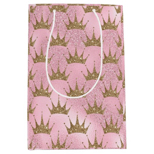 輝く王冠 ミディアムペーパーバッグ (正面)