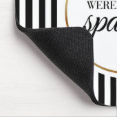 輝く生まれタイポグラフィマウスパッド マウスパッド (コーナー)