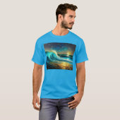 輝く異端の海洋波 Tシャツ (正面フル)