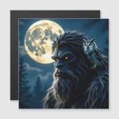 輝く目と肩のフクロウのビッグフット (正面/裏面)