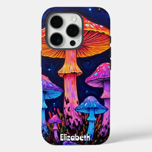 輝く真菌の夜 Case-Mate iPhoneケース (裏面)