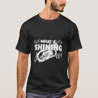 輝く真鍮のバリトン・ベース奏者 W A Tシャツ