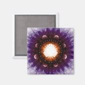 輝く神秘的な象徴オーナメント マグネット (正面/裏面)