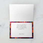 輝く祭り:ハッピーディワリお祝い シーズンカード (内部)