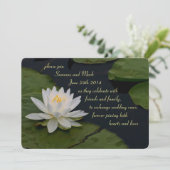 輝く禅の水蓮の花 招待状 (スタンド正面)