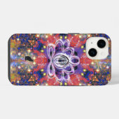 輝く禅ロータス iPhoneケース (裏面横)