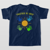 輝く私たちTシャツ Tシャツ (レイダウン裏面)