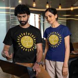 輝く私の時間、サンプリントTシャツ Tシャツ