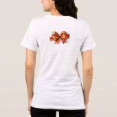 輝く秋の煌めき 高解像度メタリックR トライブレンドＴシャツ (裏面)