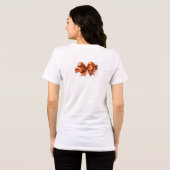 輝く秋の煌めき 高解像度メタリックR トライブレンドＴシャツ (裏面全面)