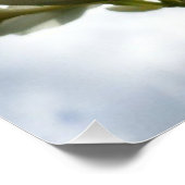 輝く空に向かってプルメリアが咲く ポスター (コーナー)