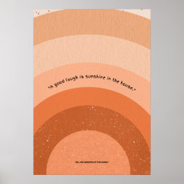 輝く笑い声：太陽の光を家に ポスター