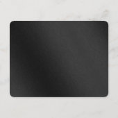 輝く約束のウェディングレセプションカード エンクロージャーカード (裏面)