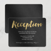 輝く約束の結婚式受付カード エンクロージャーカード (正面/裏面)