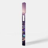 輝く紫のクリスタルクラスター携帯ケース - マジック Case-Mate iPhoneケース (裏面 / 右)