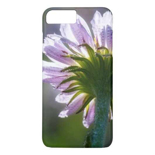 輝く紫の野花と露のしずく Case-Mate iPhoneケース (裏面)